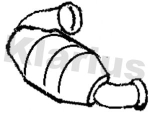 Klarius 325203 Catalytic Converter - 1