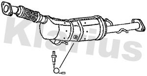 Klarius 390512 Soot/Particulate Filter, exhaust system - 1