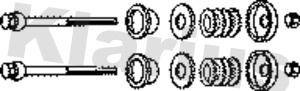 Klarius 401544 Mounting Kit, muffler - 1