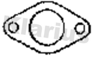 Klarius 410470 Gasket, exhaust pipe - 1