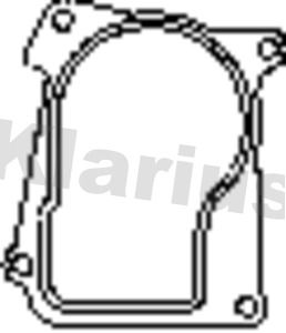 Klarius 410492 Gasket, exhaust pipe - 1