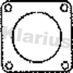 Klarius 410659 Gasket, exhaust pipe - 1