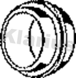 Klarius 410677 Gasket, exhaust pipe - 1