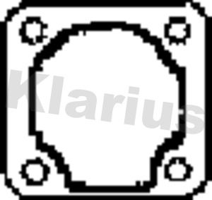 Klarius 410680 Gasket, exhaust pipe - 1