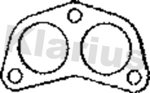Klarius 410698 Gasket, exhaust pipe - 1