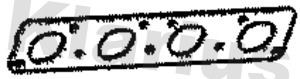 Klarius 410762 Gasket, exhaust pipe - 1
