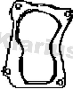 Klarius 410801 Gasket, exhaust pipe - 1