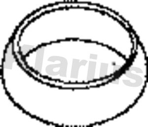 Klarius 411107 Gasket, exhaust pipe - 1