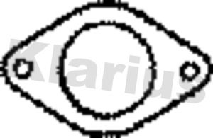 Klarius 411119 Gasket, exhaust pipe - 1