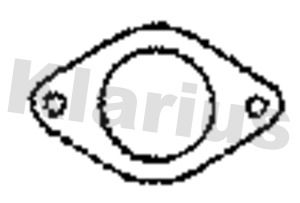 Klarius 411128 Gasket, exhaust pipe - 1