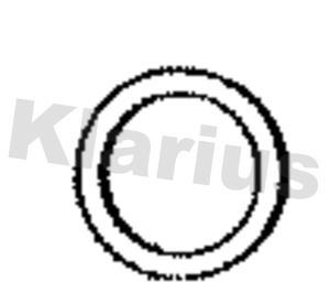 Klarius 411137 Gasket, exhaust pipe - 1