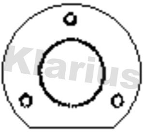 Klarius 411146 Gasket, exhaust pipe - 1