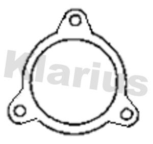 Klarius 411161 Gasket, exhaust pipe - 1