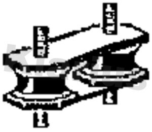 Klarius 420401 Mount, exhaust system - 1