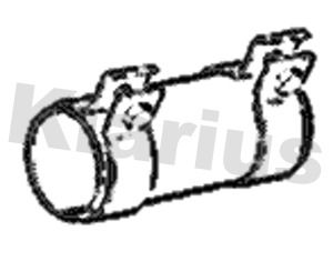 Klarius 430478 Spacer Sleeve, exhaust system - 1