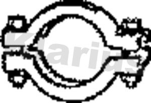 Klarius 430486 Clamping Piece, exhaust system - 1