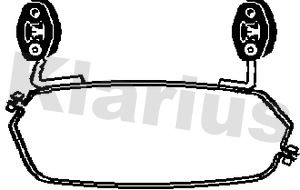Klarius 430681 Bracket, muffler - 1