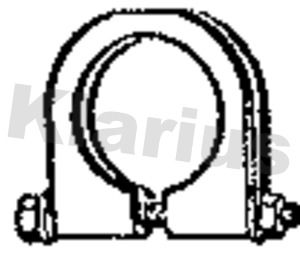 Klarius 440373 Clamping Piece, exhaust system - 1