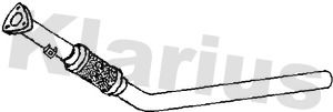 Klarius AU425K Exhaust Pipe - 1