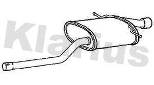 Klarius BM478T Rear Muffler - 1
