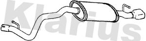 Klarius BM485H Rear Muffler - 1
