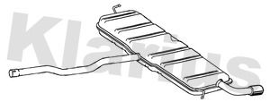 Klarius BM931C Rear Muffler - 1