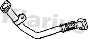 Klarius CL167L Exhaust Pipe - 1
