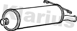 Klarius CN469C Rear Muffler - 1