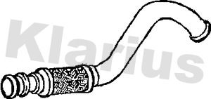 Klarius CN572B Exhaust Pipe - 1