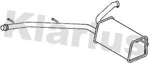 Klarius CN605C Centre Muffler - 1