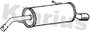 Klarius CN641A Rear Muffler - 1