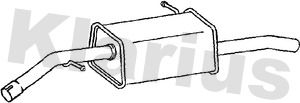 Klarius CN662T Rear Muffler - 1