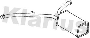 Klarius CN678V Centre Muffler - 1
