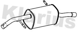 Klarius CN727X Rear Muffler - 1