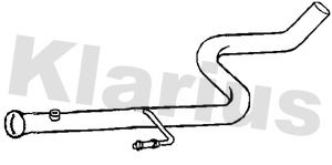 Klarius CN738G Exhaust Pipe - 1
