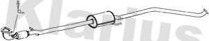 Klarius CV12E Centre Muffler - 1