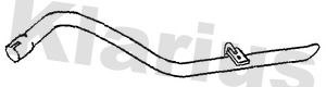 Klarius DN591M Exhaust Pipe - 1