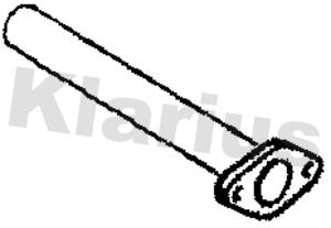 Klarius DN686A Exhaust Pipe - 1
