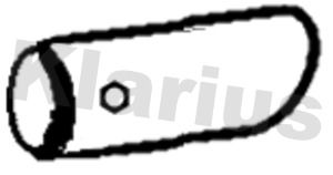 Klarius DN696J Exhaust Tip - 1