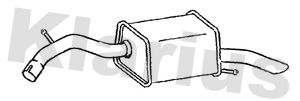 Klarius DN943W Rear Muffler - 1