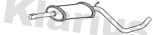 Klarius DN951J Rear Muffler - 1