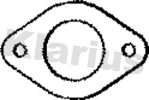 Klarius DNG15 Gasket, exhaust pipe - 2