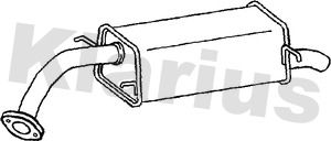 Klarius DW28D Rear Muffler - 1