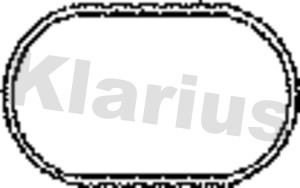 Klarius FDG47 Gasket, exhaust pipe - 2
