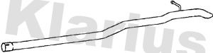 Klarius FE1044E Exhaust Pipe - 1