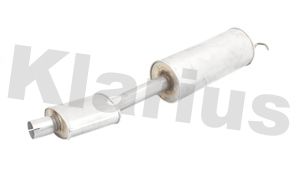 Klarius FE1045D Centre Muffler - 2