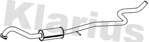 Klarius FE1116A Centre Muffler - 1