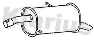 Klarius FE1178H Rear Muffler - 1