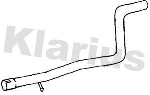 Klarius FE1545T Exhaust Pipe - 1