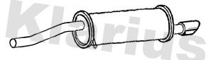 Klarius FE1546Q Rear Muffler - 1